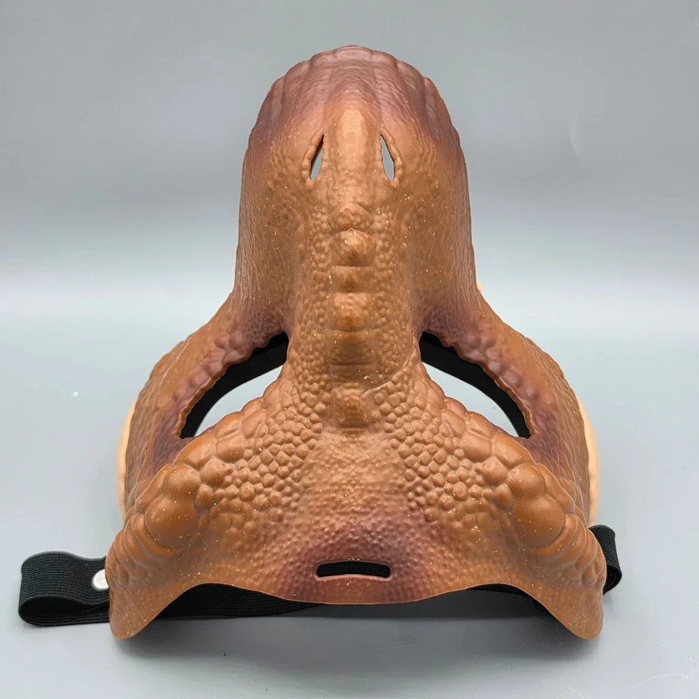 Mattel Mask Unisex OS Brown Jurassic World T-Rex Dino Head Costume Toy Accessory